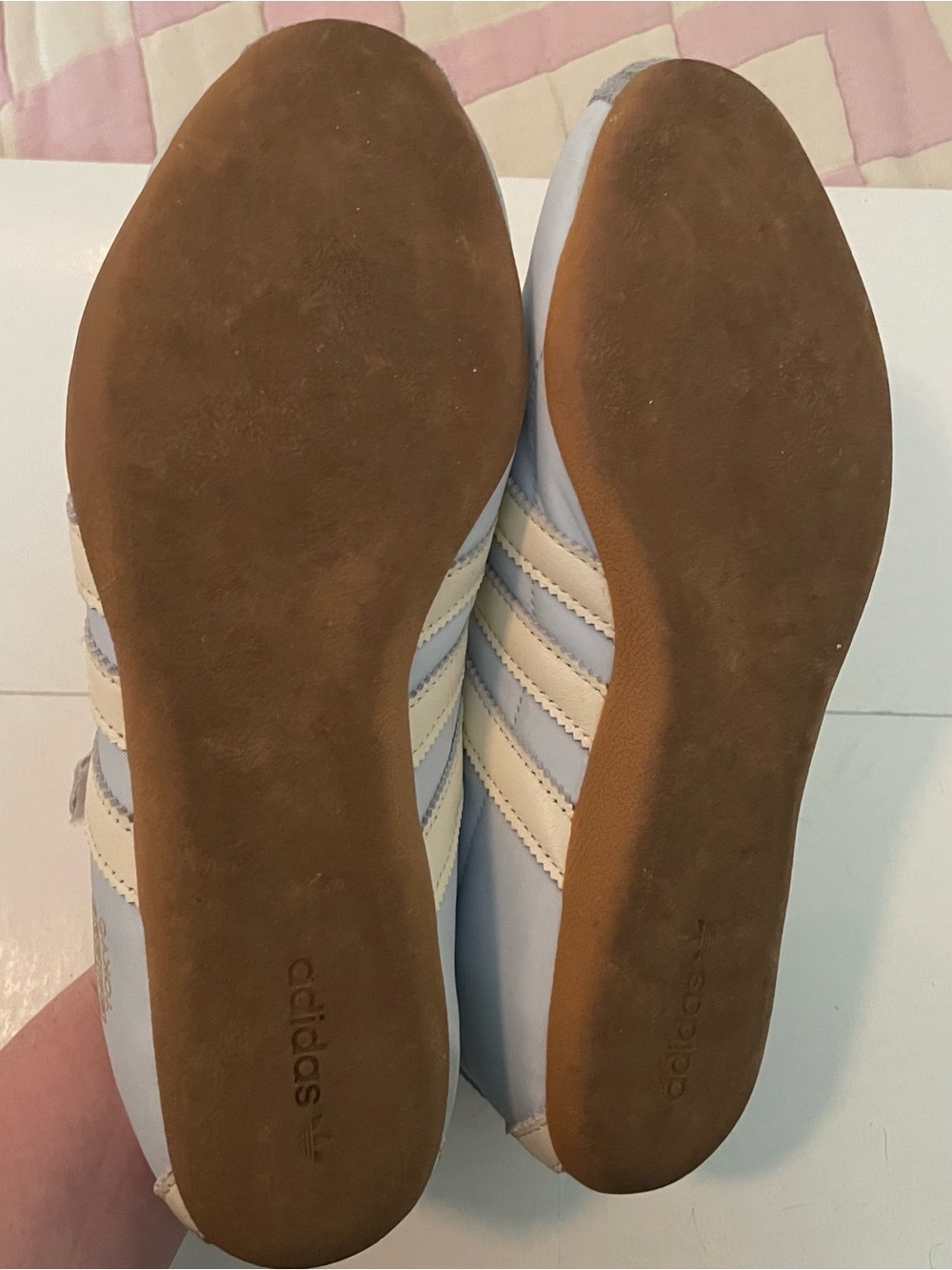 Adidas Light Blue & Cream Tokyo MJ Sneakers - Picture 4 of 4
